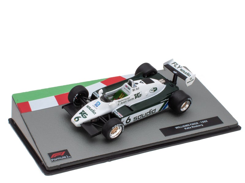 OPO 10 - Miniature car Formula 1 1/43 Compatible with Williams FW08 - Keke Rosberg - 1982 - FD116 - Image 1