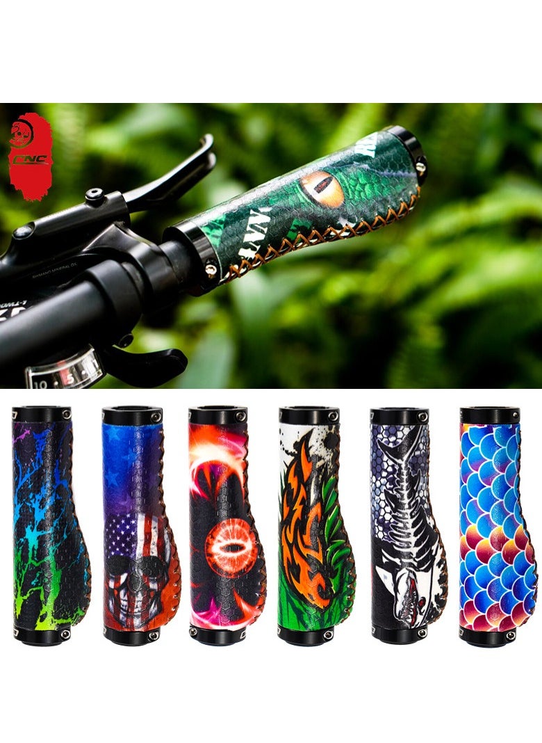 CNC Bike Handlebar Grips,MTB Silicone Grips,Gel Grips for Mountain Bike/Bicycle  - Image 3
