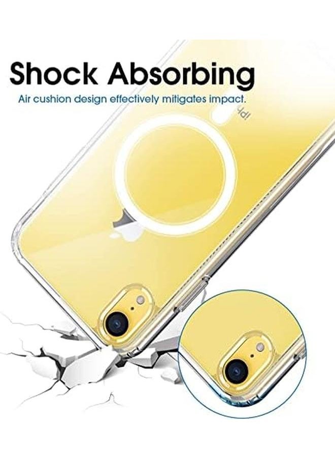 إيروريكس - جراب واقٍ مغناطيسي لهاتف Iphone Xr، غطاء هاتف رفيع صلب من البولي كربونات بحواف ناعمة لهاتف Iphone Xr مقاس 6.1 بوصة شفاف - Image 1