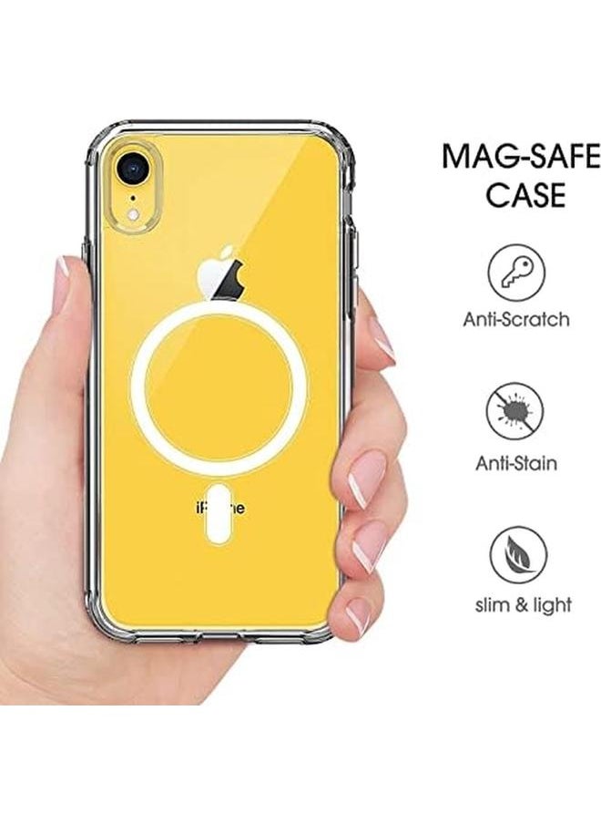 إيروريكس - جراب واقٍ مغناطيسي لهاتف Iphone Xr، غطاء هاتف رفيع صلب من البولي كربونات بحواف ناعمة لهاتف Iphone Xr مقاس 6.1 بوصة شفاف - Image 1