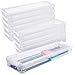 Suclain 10 Pcs Long Extra Large Capacity Plastic Pencil Box Clear Plastic Case Crayon Box with Snap Tight Lid Pencil Holders Container for Craft Art Supplies Drawing Tools Crayon Storage - Image 3