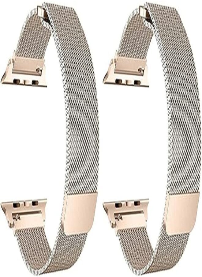 Generic - Strap Watch magnetic 2 pieces For Apple Watch size 38/40 roze gold - Image 1