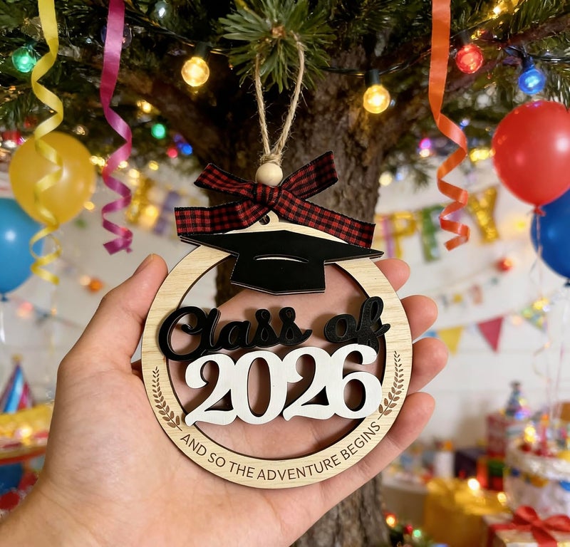 Holifada Class of 2026 Graduation Ornaments,2026 Graduation Decorations,Graduation Grad Gift for Son Daughter College Senior High School,Masters Grad Party Decor (2026) - Image 5
