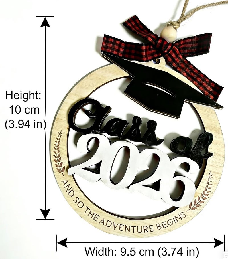 Holifada Class of 2026 Graduation Ornaments,2026 Graduation Decorations,Graduation Grad Gift for Son Daughter College Senior High School,Masters Grad Party Decor (2026) - Image 2
