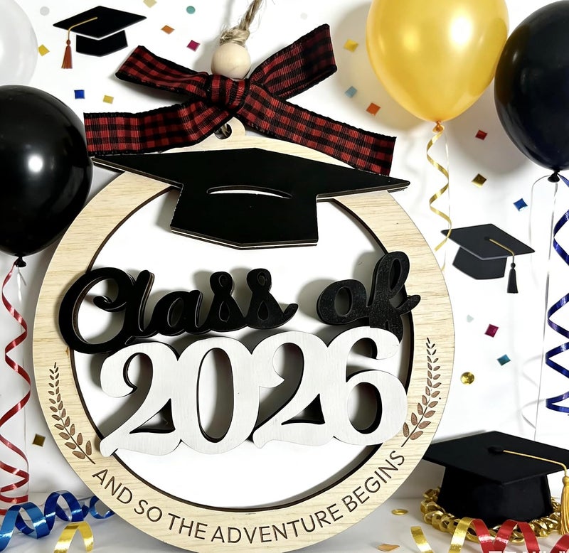 Holifada Class of 2026 Graduation Ornaments,2026 Graduation Decorations,Graduation Grad Gift for Son Daughter College Senior High School,Masters Grad Party Decor (2026) - Image 4