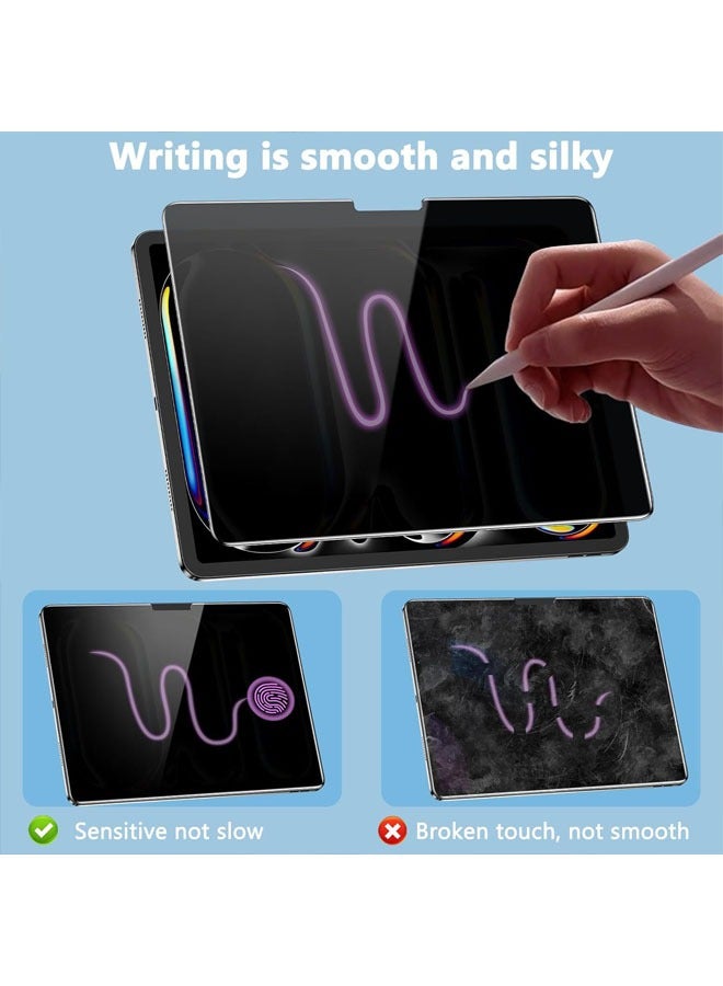 For iPad Air 13 2024 (M2) Tempered Glass Privacy Screen Protector Compatible with iPad Air 13 - Image 3