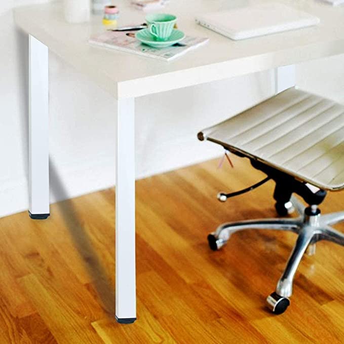 Dcloud Table Legs Metal Wide Heavy Duty Desk Legs DIY Furniture Legs for Dining TableCoffee TableOffice Desk only Legs Stright Shape White - Image 3