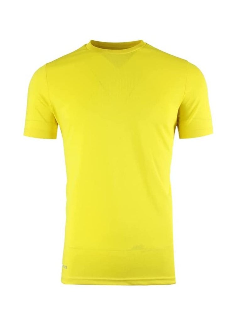 UHLSPORT uhlsport Sport's T-Shirt Smart Breathe Lite For Training And All Kind of Sport Neck Elastic Round neck Material is Mesh And Golf Short Sleeves Regular fit  - Image 1