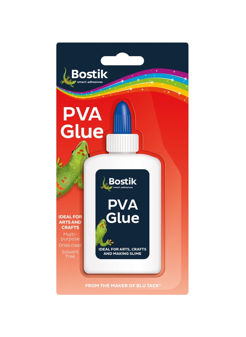 Bostik - PVA Art White Glue 118 ml | Washable and Kid Friendly | Great for Making Slime and Crafting - Image 1