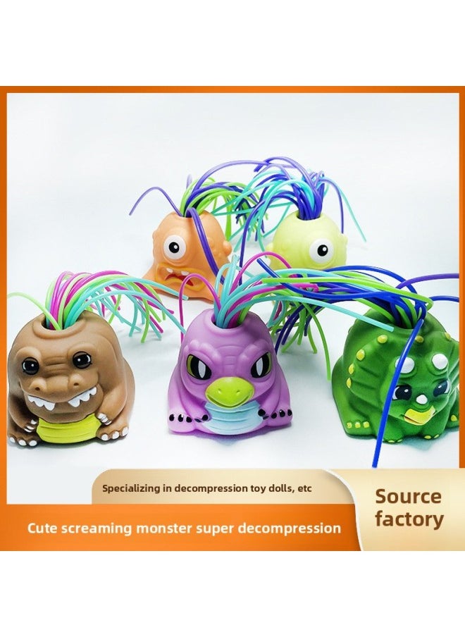 null - Pulling Hair Will Call Little Monster Decompression Vent Decompression Spoof Trick Exotic Exotic Easter Million Toys-Color:Random One - Image 1
