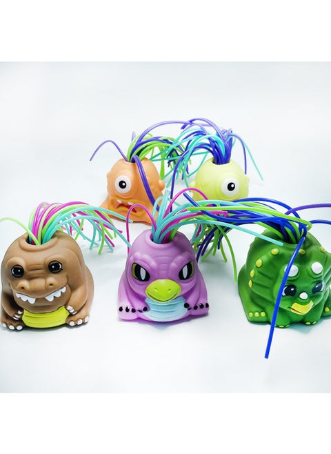 Pulling Hair Will Call Little Monster Decompression Vent Decompression Spoof Trick Exotic Exotic Easter Million Toys-Color:Random One