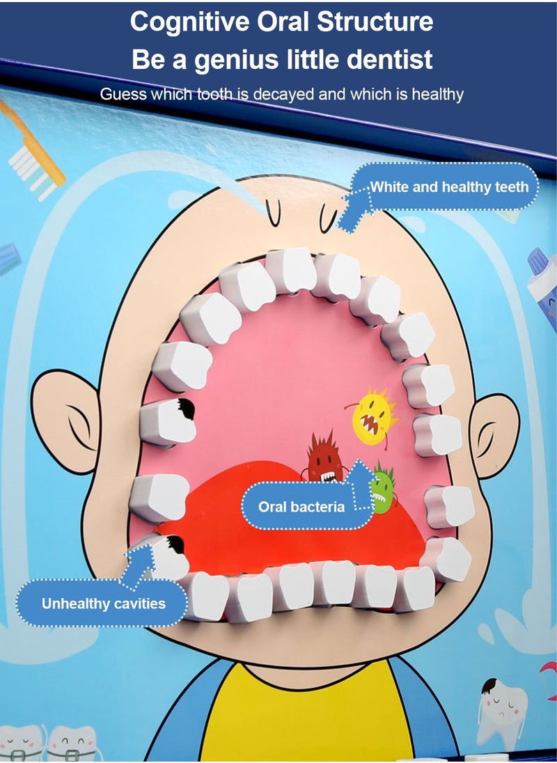 MaBaby - Children's Play Home Little Dentist Toy Set Doctor Kit for Kids Toys for Girls Boys Dentist Kit for Kids Pretend Play Doctor Kit Kids Doctor Kit Realistic Medical Dr Kit Toys for Toddler - Image 1