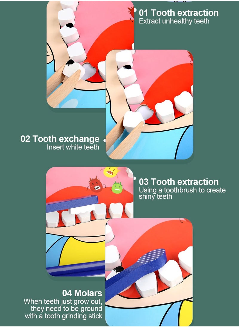 MaBaby - Children's Play Home Little Dentist Toy Set Doctor Kit for Kids Toys for Girls Boys Dentist Kit for Kids Pretend Play Doctor Kit Kids Doctor Kit Realistic Medical Dr Kit Toys for Toddler - Image 1