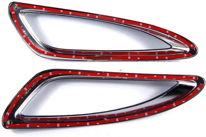 Yurefax Chrome Fog Lamp Light Cover for Kia Optima K5 - Image 2