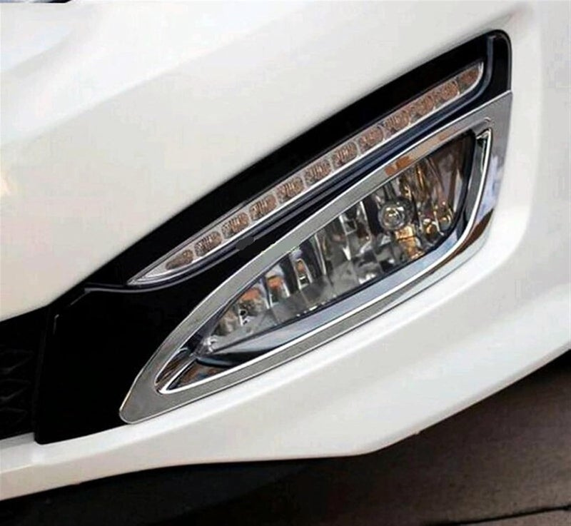 Yurefax Chrome Fog Lamp Light Cover for Kia Optima K5 - Image 5