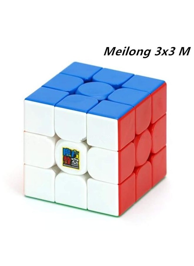 CuberSpeed - CuberSpeed Moyu Meilong 3x3 M Magnetic stickerless Speed Cube MFJS MEILONG 3x3x3 M Cubing Classroom Meilong 3x3 M Speed Cube - Image 1