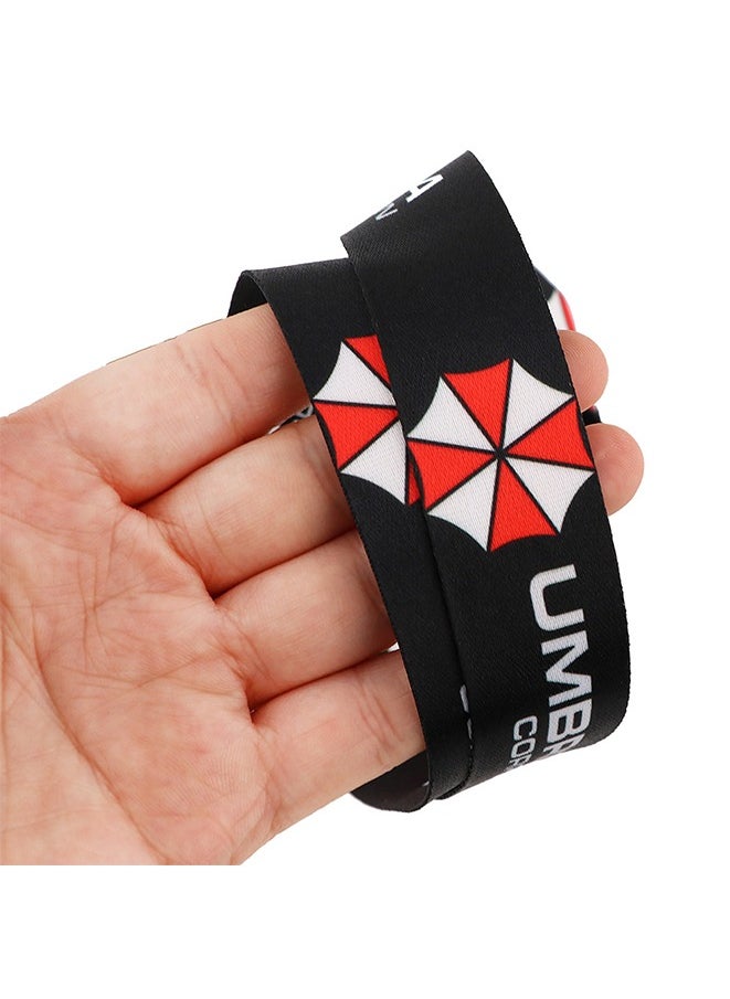 Generic Resident Evil Umbrella Neck Strap Lanyard ID Credit Card Pass Lanyard,for Mobile Phone And U Disk Neck Strap Keychain Soft Fabric Lanyard,With Quick Release Detachable Buckle,protective case  - Image 5