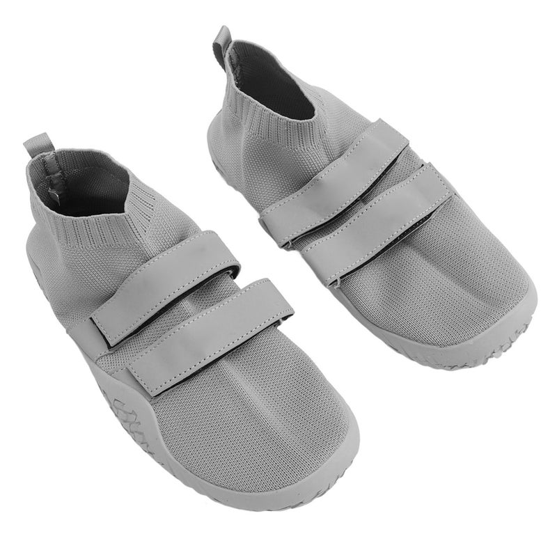 Barefoot Shoes Shock Absorption Nylon Rubber Weightlifting Shoes for Wrestling Squatting Training Grey 44 - Image 3