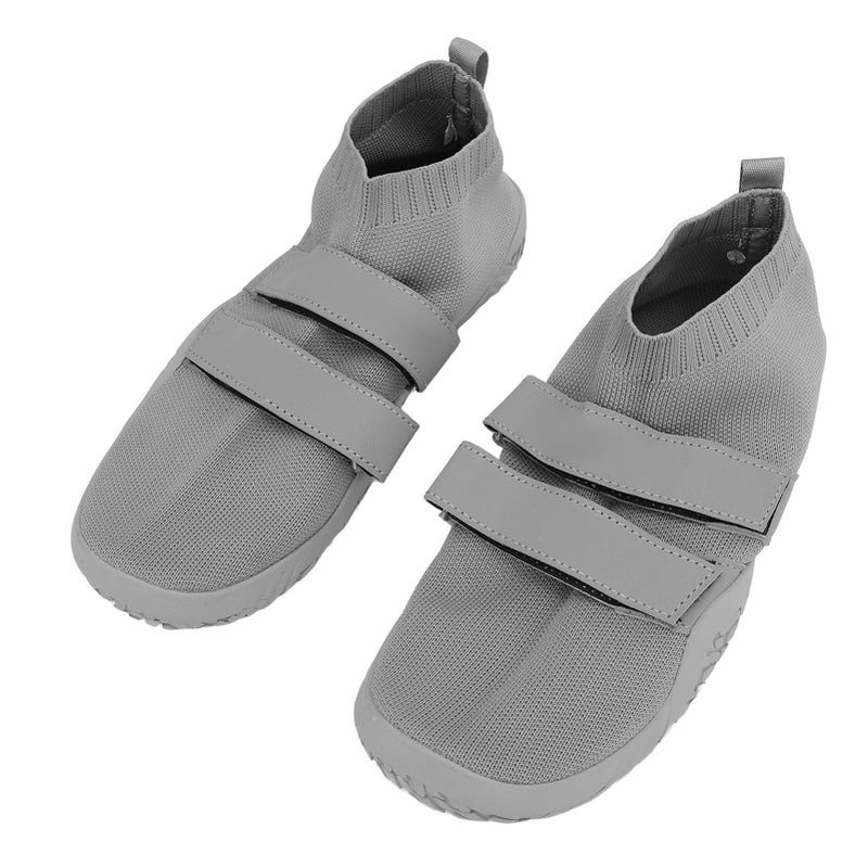 Barefoot Shoes Shock Absorption Nylon Rubber Weightlifting Shoes for Wrestling Squatting Training Grey 44 - Image 1
