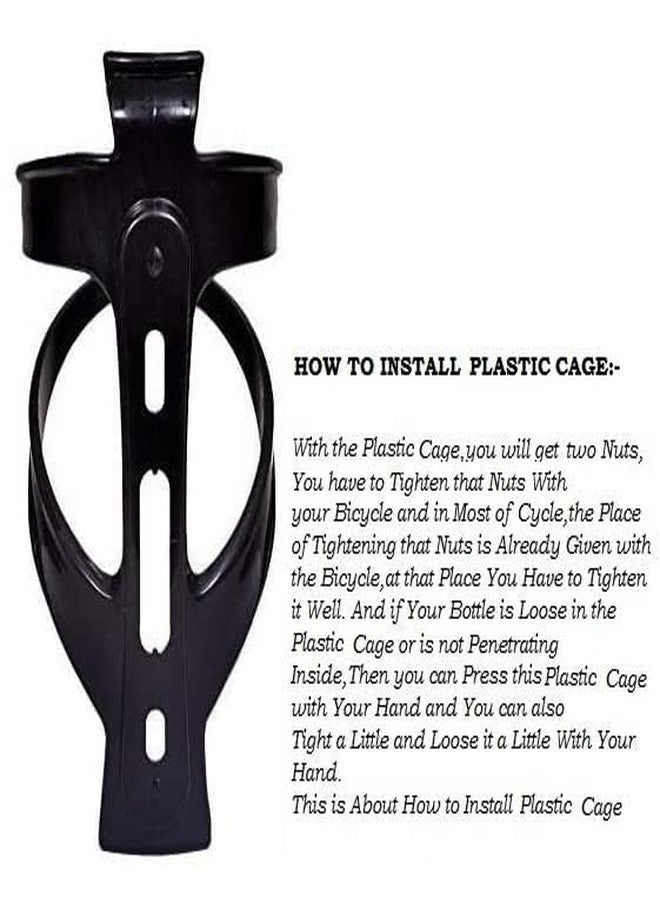 FCCRACING Cycle Bottle Holder for Bottle (Plastic) & 4 Digit Password Number Cable Lock for Cycle & Helmet - Image 5