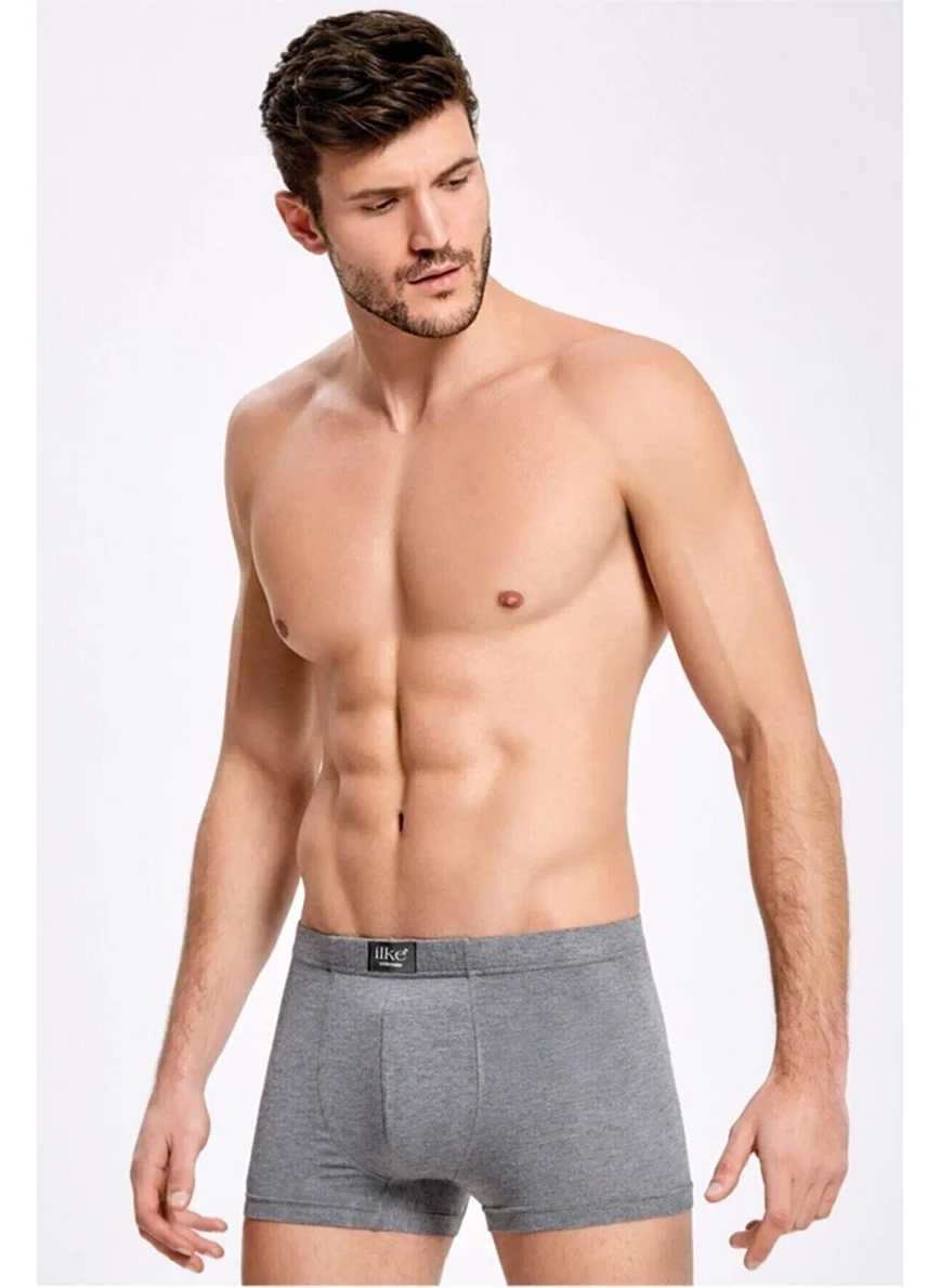 İlke İç Giyim Ilke Underwear Ilke Men's Cotton Lycra Boxer 008 - 3 Pieces