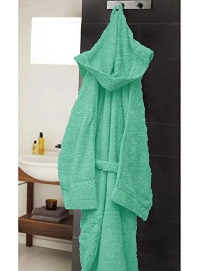 Bliss Casa Unisex Hooded Bathrobe - 100% Cotton, Super Soft, Highly Absorbent Bathrobes For Women & Men- Perfect for Everyday Use