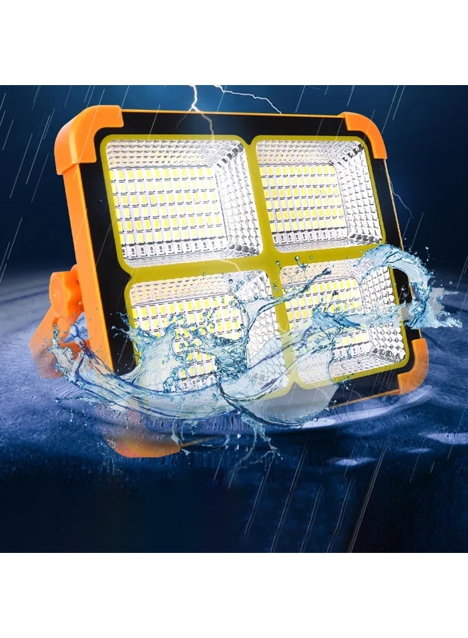 KEYANG Rechargeable Portable LED Flood Work Light with High Brightness Panel, Waterproof and Dust Resistant Body, Multi-Angle Adjustable Stand, Suitable for Outdoor Work, Construction Sites, Camping and Emergency Use - Image 1