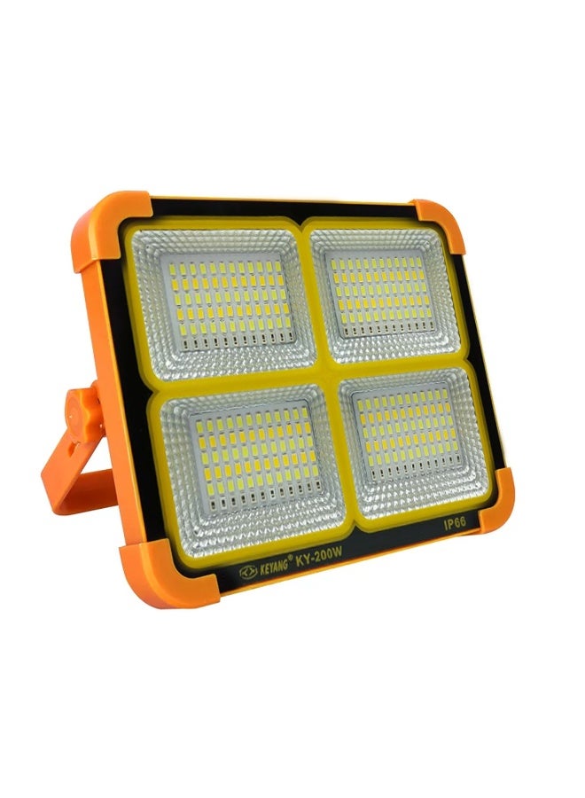 KEYANG Rechargeable Portable LED Flood Work Light with High Brightness Panel, Waterproof and Dust Resistant Body, Multi-Angle Adjustable Stand, Suitable for Outdoor Work, Construction Sites, Camping and Emergency Use - Image 2