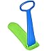 Goplus Ski Scooter Foldup Snowboard Snow Scooter WGrip Handle Sliding Snow Sled for Snow Dune Grass Portable Kick Scooter Sled for Kids Toddlers Teenagers Winter Toys BlueGreen - Image 3