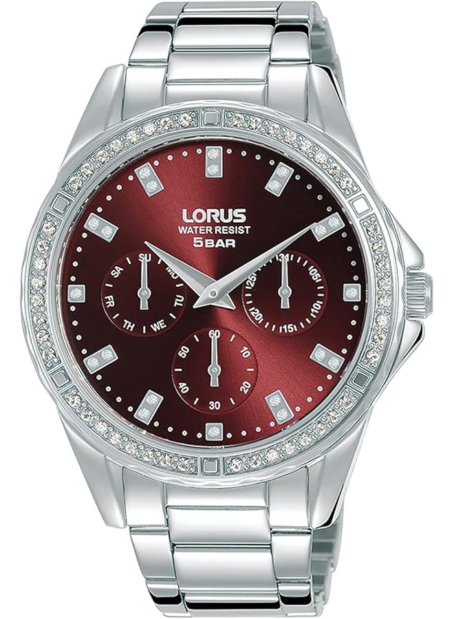 لوراس ساعة نسائية كوارتز تناظرية بسوار من الفولاذ المقاوم للصدأ RP639DX9 - Image 1