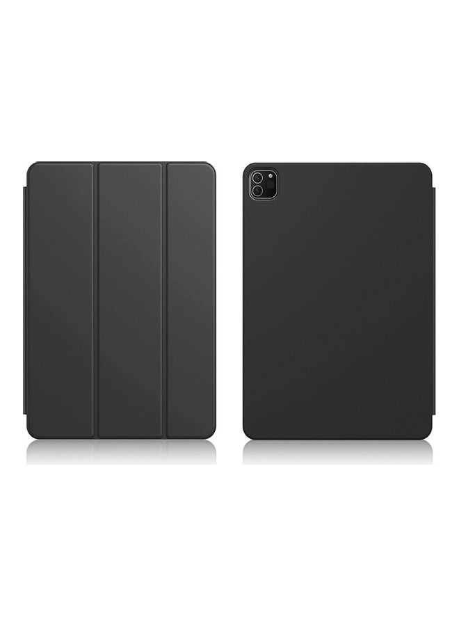 DUSALA Premium Quality Protective Case Cover With Sleep Awake Function For Apple iPad Pro 11 Inch (2020) Black - Image 1