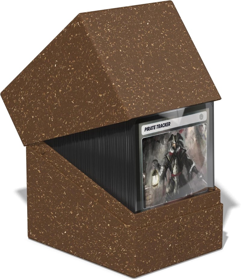Ultimate Guard RTE Boulder 133+, Deck Case for 133 Double-Sleeved TCG Cards, Brown, 87% Renewable, Made in Germany, Secure & Durable Storage - Image 2