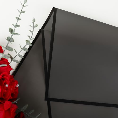 FUHITIM 20 Sheets Flower Wrapping Paper - Waterproof Black Floral Wrapping Paper for DIY Crafts, Florist Supplies Packaging for Wedding Valentine's Day Birthday Gift - Image 4