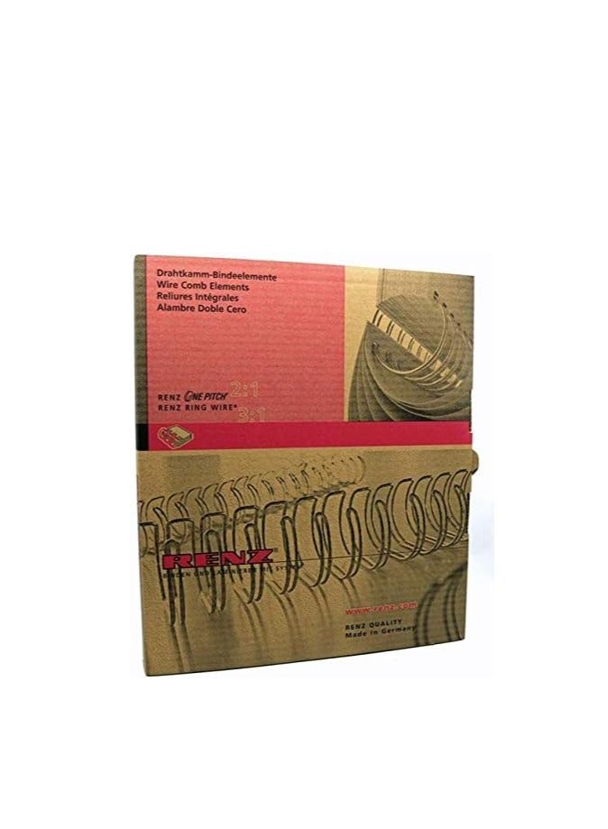 RENZ 100-Pieces Binding Wire A4 3:1 9.5mm 3/8" Blue - Image 2
