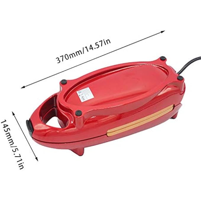 PON Red Copper 5 Minute Chef DoubleSided CopperInfused Grill Pan With NonStick AntiScratch Surface For Making Delicious Omelet Red - Image 3