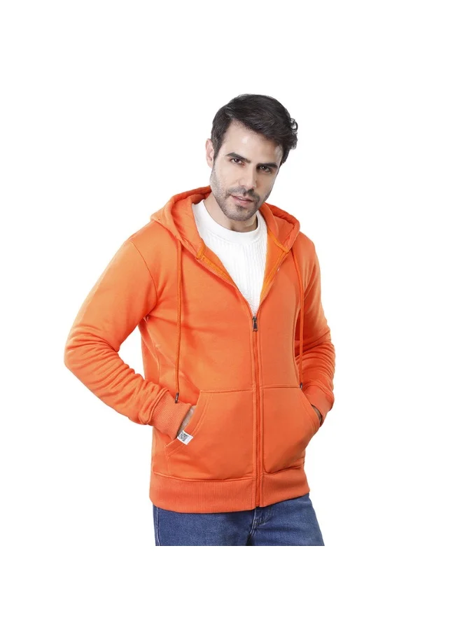 Coup Coup Mens - Plain Sweatshirt With Zipper Closure