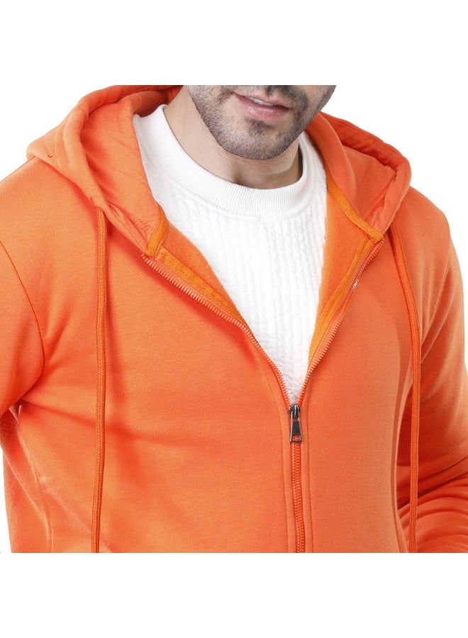 كوب سويت شيرت رجالي سادة بسحاب - Image 3