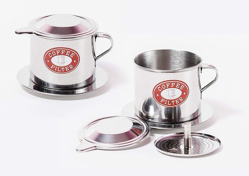 Vietnamese Coffee Filter Size small to XLarge 1 or 2 Pack 2 Medium 8 oz