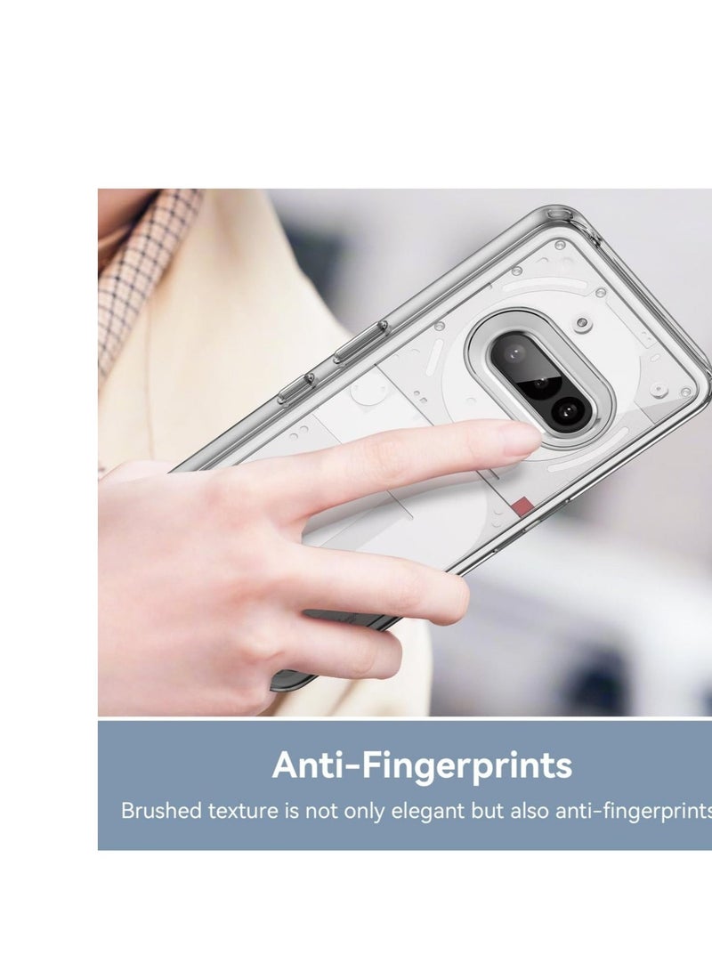 راكسوم غطاء حماية لهاتف Nothing Phone 3A - غطاء حماية فائق الوضوح مقاوم للصدمات ولا يصفر مع واقي للكاميرا ضد الخدوش - غطاء TPU شفاف رفيع لهاتف Nothing Phone 3A (6.7 بوصة) - Image 5