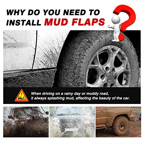 Autorder Mud Flpas Splash Guards for Kia Seltos 2021 2022 2023 2024 2025 Accessories Mudflap Fender Flares Front and Rear Mud Guard Set 4PCS - Image 4