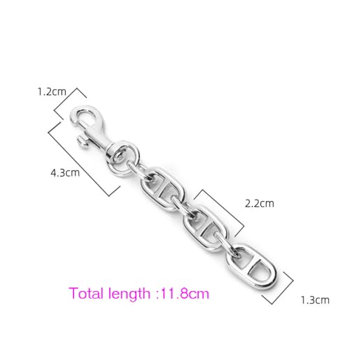 Spenlly Cherry Bag Charm, Cherry Keychain Hanging Purse Charm Decoration Cute Pendant for Women (Silver-3Pcs) - Image 3