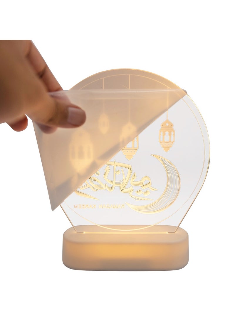 Hilalful HILALFUL Ramadan Kareem Lantern Stand | Suitable for Living Room, Bedroom and Outdoor | Perfect Festive Gift for Home Decoration in Ramadan, Eid, Birthdays, Weddings, Housewarming | Battery Operated - Image 5