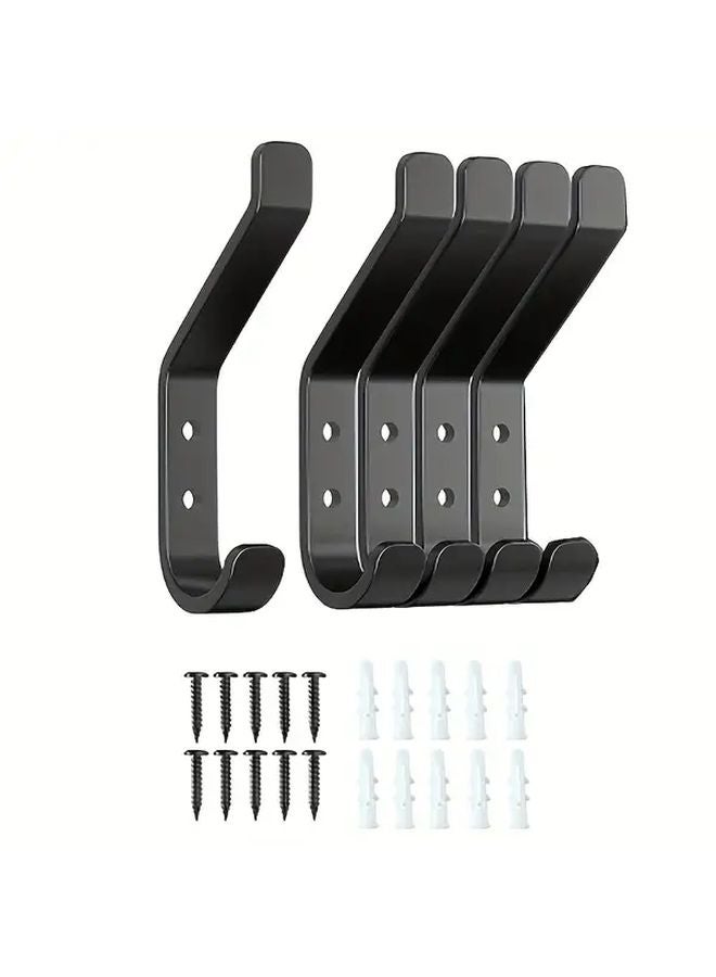 5pcs Wall Mounted Hooks Soundproof Panel Hangers For Bathroom Bedroom Living Room Office - Image 1