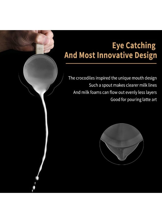 MHW-3BOMBER MHW-3BOMBER Latte Art Pitcher Stainless Steel Milk Frothing Pitcher Steamed Espresso Cup Barista Pitcher  - Image 4