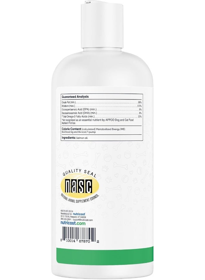 Nutricost Pets Wild Alaskan Salmon Oil For Dogs And Cats, 32 Fl Oz - Image 4