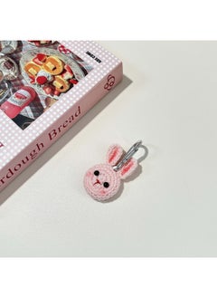 Plush Cartoon Doll For Apple Airtag Locator Protective Case Pet Anti-Lost Tracker Protective Case-Color:Pink Bunny-Applicable Models:Airtag