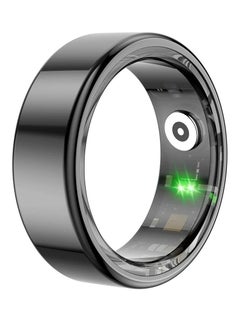 Generic R02 Smart Ring Titanium Steel Shell Health Monitoring IP68 & 3ATM Waterproof Multi-sport Modes (Deep Grey, 19.8mm)  - Image 1