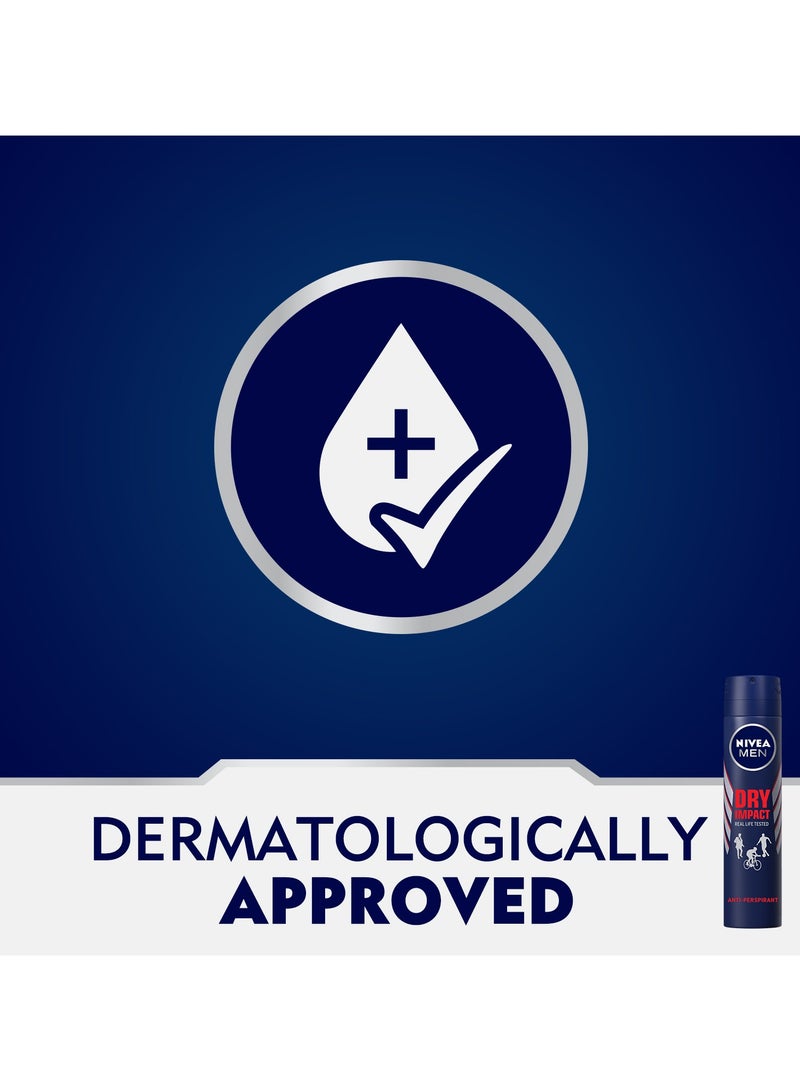 Nivea Antiperspirant Spray Dry Impact Pack of 2 - Image 5