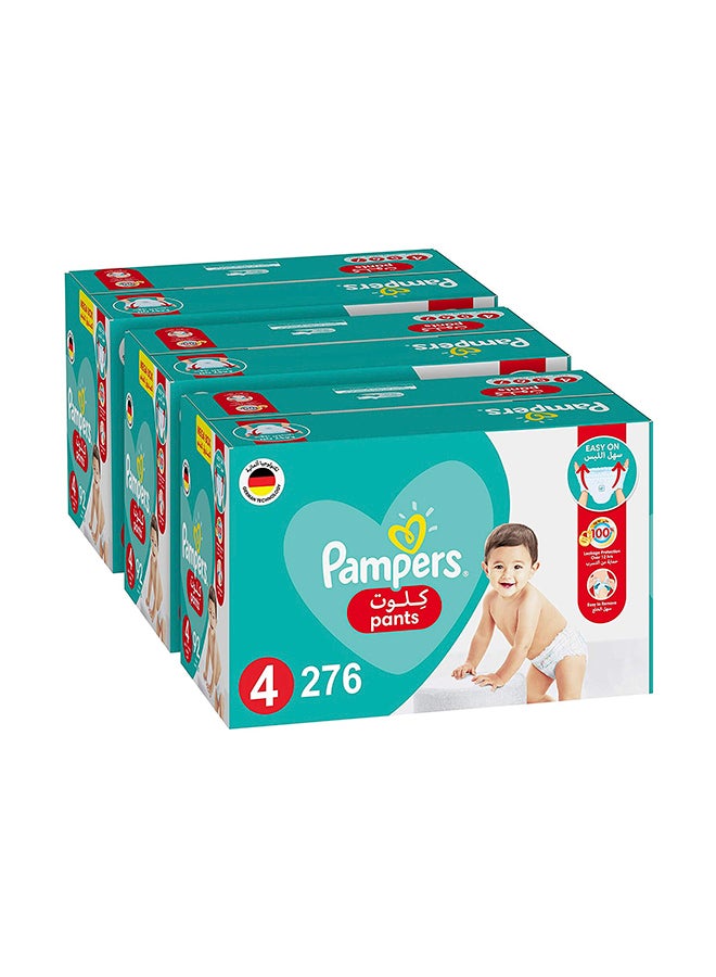 Pampers Pants Diapers, Size 4, Maxi, 9-14kg, 276 Count - Image 1