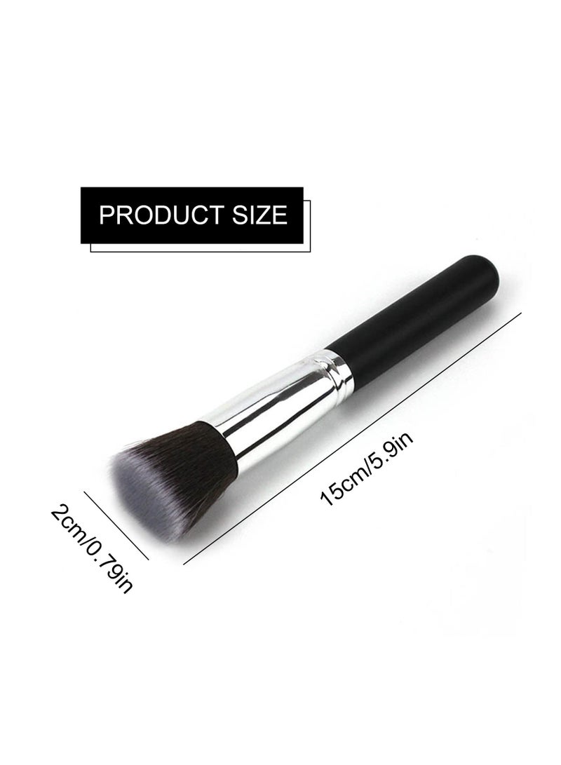 SYOSI SYOSI, 3 Pcs Flat Top Foundation Brush,Face Cosmetic Brush for For Powder or Liquid - Image 2